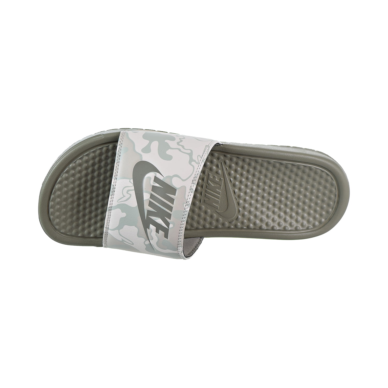 Verde Solicitud Insustituible Nike Benassi JDI Print Men's Sandals Dark Stucco 631261-009 - Walmart.com