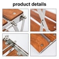 thumbnail image 2 of Outdoor Camping Cups Bowls Folding Storage Rack Wooden Three-tier Storage Bracket Picnic BBQ Tableware Cookware Storage Rack Campsite Tools Shelf, 2 of 6