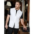 thumbnail image 5 of Barber Strong Barber Vest - 2xl, Blue, 5 of 18