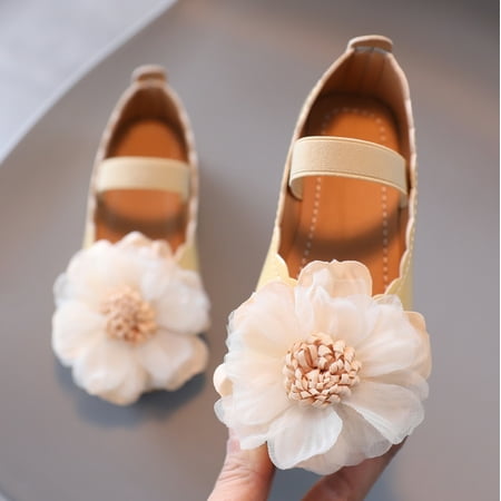 

Kids Baby Girls Flower Lovely Single Princess Shoes Soft Soled Sandals