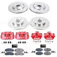 thumbnail image 2 of PowerStop Front and Rear Z23 Evolution Sport Brake Pad and Rotor Kit with Red Powder Coated Calipers Fits: CHRYSLER DODGE VOLKSWAGEN Select Models KC5960, 2 of 3