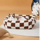 thumbnail image 4 of Lesure Cute Dog Bed for Small Dogs - Washable Puppy Beds,Cozy Rectangle Orthopedic Pet Sofa with Jacquard Shaggy Plush & Anti Slip Bottom,25x21x7inches, 4 of 5