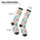 thumbnail image 2 of Fotbe Colorful Donut Calcetas Divertidas Estampadas para Hombre y Mujer, Calcetas de Algodón hasta la Rodilla para Caminar, Correr, Enfermería y Embarazo, 2 of 6