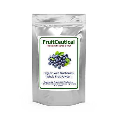 Organic Blueberry Powder Made with 100 Whole Fruit Wild Blueberries