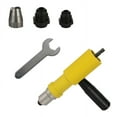 thumbnail image 4 of Yeacher Electric Rivet Nut Machine Riveting Tool Cordless Riveting Drill Adapter Riveter Insert Nut Tools Suitable for 3.2-4.8mm Rivets Interface, 4 of 8