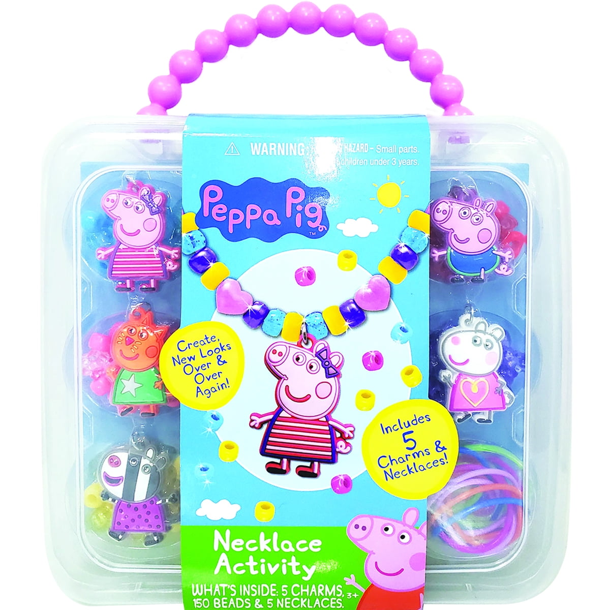 peppa pig necklace bracelet set