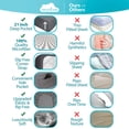 thumbnail image 2 of Sábana bajera ajustable DREAMCARE Queen con bolsillo extra profundo, 60 x 80 pulgadas, gris, 2 of 7