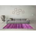 thumbnail image 3 of Ahgly Company Indoor Rectangle Abstract Purple Contemporary Area Rugs, 3' x 5', 3 of 4
