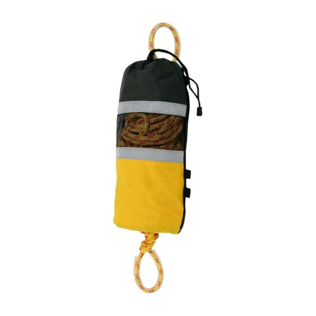S SERENABLE Floating Throw Bag 15M Rope Throw Bag for Buoyant Dinghy Ice Fishing Boating Orange