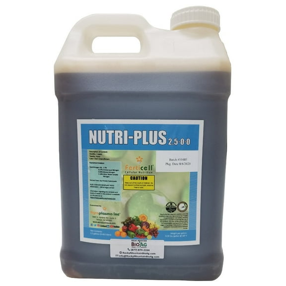 Nutri-Plus 2.5-0-0 Organic Fertilizer 2 x 2.5 gallons
