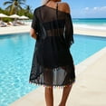 thumbnail image 4 of ICHUANYI Women Swimsuit Cover Up Shirt 2026 Tassel Beach Bathing Suit for Swimwear Bikini Dress Sun Protection Cover-up, 4 of 5