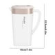 thumbnail image 3 of Jarra de plástico transparente con tapa | Jarra de agua fría de 1,7 l para té helado, limonada y leche | Tapa deslizante extraíble de boca ancha | Plástico duradero sin BPA | Ideal para fiestas, 3 of 5