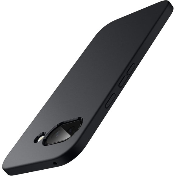 MISSUNNY Slim Fit Case for Google Pixel 9a 6.3-Inch 2025, Soft TPU Thin Protective Phone Cover with Matte Finish, Shockproof (Black)