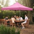 thumbnail image 2 of Ainfox 10' x 10'Heavy Duty Pop up Canopy Tent,Folding Instant Outdoor Gazebo,Sun Shade Tent,Pink, 2 of 8