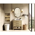 thumbnail image 4 of Elegant Kitchen and Bath 30 inch Single Bathroom Vanity in Honey Brown with backsplash, 4 of 10