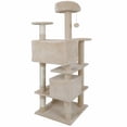 thumbnail image 5 of SONGMY 53 Inch Cat Tree Condo Tower, Deep Grey Cat Activity Center with Scratching Posts, Multi-Level Pet Furniture for Indoor Cats, 5 of 10