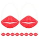thumbnail image 1 of BRIGHTFUFU 10 piezas de divertidos labios de Halloween con forma de salchicha, accesorios para decorar labios rojos grandes para fiestas de Halloween, cosplay, fiestas de máscaras., 1 of 8
