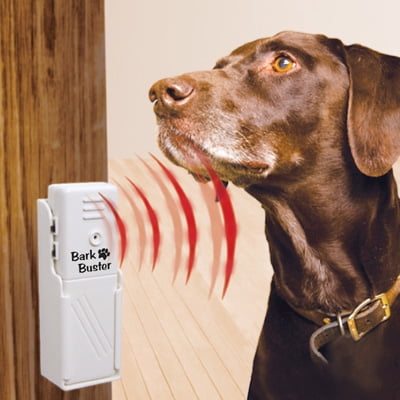 Ultrasonic Wireless Bark Stopper - Train Your Dog to Stop Barking, White,