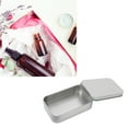 thumbnail image 3 of Small Metal Tin Box, Empty Tin Box Sturdy Tinplate Crafts Storage Rounded Edges Preven Leaking Reusable  for Travel Use, 3 of 7