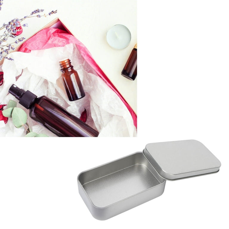 Small Metal Tin Box, 5pcs Portable Prevent Leakage Metal Empty