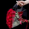 thumbnail image 3 of Transparent Flower Box with Handle Portable Flower Packing Bags Gift Contatiner Handbag Wedding Rose Wrapping Party Gift Box, 3 of 11
