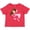 Red, variant on Inktastic Superhero Girl, Cute Girl, Brown Hair, Pink Cape Girls Toddler T-Shirt