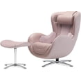 thumbnail image 4 of Nouhaus Heated Classic Massage Chair Full Body and Spot Massaging Recliner with Ottoman, Bluetooth Speaker, in-Chair Charger Pale Rose, 4 of 11