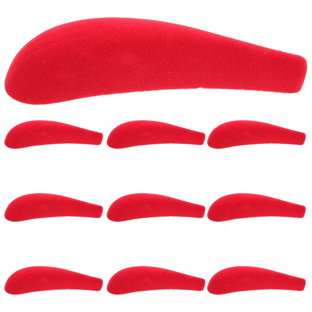 10pcs Clothes Hanger Flocking Shoulder Pads Nonskid Clothing Hanger Shoulder Forms