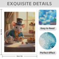 thumbnail image 3 of Diamond Art Kits for Adults - 5d Whimsical Mouse Tea Party Tabletop Diamond Painting for Adults, Diamond Art for Adults Beginners, Diamond Painting Kits for Adults for Home Wall Decor, 3 of 7