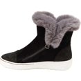 thumbnail image 3 of Women's Jambu Erica Ankle Bootie Black Alaska Leila Leather/Kid Suede 10 M, 3 of 6