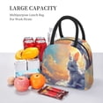 thumbnail image 5 of Salouo Sunshine Colorful Cloud Rabbit for Insulated Lunch Bag for Women/Men - Leakproof Cooler Tote Bag Organizer - Reusable Lunch Box for Office Picnic Hiking Beach-One Size, 5 of 6