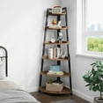Corner Shelf, 6 Tier Corner Bookshelf, 70.9" Tall Display Organizer