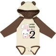 thumbnail image 3 of Inktastic Somebunny is Two-second Birthday Bunny Boys or Girls Long Sleeve Baby Bodysuit, 3 of 5