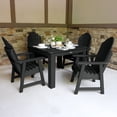 thumbnail image 2 of Highwood's 42" x 42" Square 5-pc Hamilton Dining Set - Dining Height, Outdoor, Eco-friendly, Synthetic Wood, 2 of 10