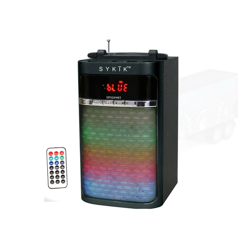 Sykik Bluetooth Portable Speaker with Light Show