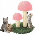thumbnail image 1 of Arbre à chat pour chat. Cordón de sisal de grattoir de grifo de chat de kitty de champignon ensamblable, 1 of 5