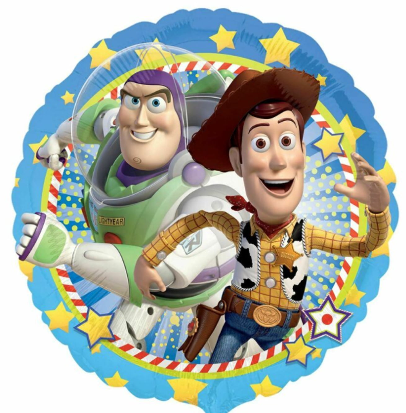 Toy Story Woody and Buzz Lightyear's 4th Birthday Party Supplies Balloon Bouquet Decorations
