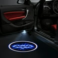 thumbnail image 2 of Proyector LED inalámbrico para puerta de coche, 2 unidades, luz de cortesía, bienvenida, logotipo de murciélago, sombra, luz fantasma, funciona con un sensor magnético., 2 of 5