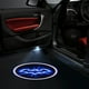 thumbnail image 2 of Proyector LED inalámbrico para puerta de coche, 2 unidades, luz de cortesía, bienvenida, logotipo de murciélago, sombra, luz fantasma, funciona con, 2 of 5