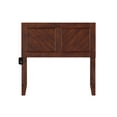 thumbnail image 5 of AFI Canyon Walnut Wood Rustic Farmhouse Headboard, Twin, 5 of 7