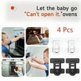 thumbnail image 2 of 4Pcs Child Proof Fridge Lock Oven Lock Multifunction Buckle For Kids Protection, 2 of 6
