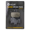 thumbnail image 3 of Niche Complete Organic Brake Pad Set for Kawasaki Ninja ZX14 Motorcycle MK1002599, 3 of 9