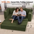 thumbnail image 3 of 76IN Folding Convertible Sofa Bed, 3 of 5