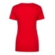 thumbnail image 2 of Next Level - Camiseta modelo Ideal con escote de pico para mujer (Rojo), 2 of 2