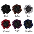thumbnail image 3 of New Dance Skating Lace Velet Edge Hair Nets Bun Cover Ballet Crochet Snood Updo Styling Tool COFFEE, 3 of 8