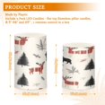 thumbnail image 6 of Yayeee Flameless Candles with Remote Flickering Battery Operated Multi Color Changing, Christmas Plaid Deer, 6 of 7