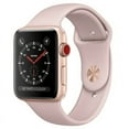 thumbnail image 4 of Restored Apple Watch Series 3 (GPS+Cellular, 38mm) - Rose Gold - Aluminum Case - Pink Sand Sport Band (Refurbished), 4 of 5
