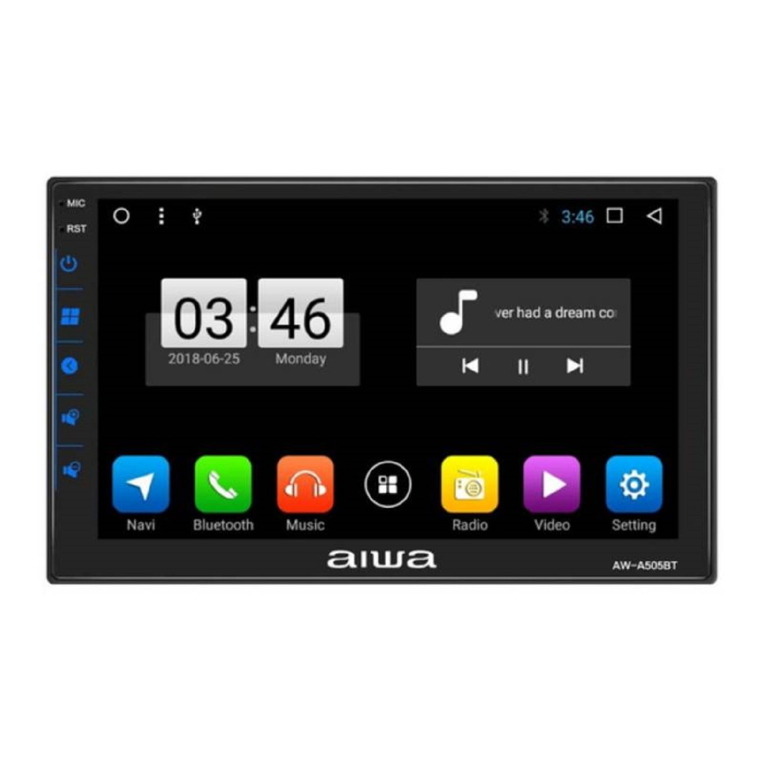 Radio Auto 2 Din Android Touch Hd De 7'' Aw-A505Bt