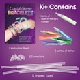 thumbnail image 5 of Piano Potato Glow in The Dark Liquid Glitter Bracelet Maker Kit, DIY Jewelry Craft Set for Girls Kids Ages 6-12, Makes 12 Bracelets, 5 of 9