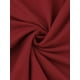 thumbnail image 5 of Pijamas cortos de manga corta para mujer INSPIRE CHIC con cuello en V y decoración de botones, ropa de dormir de longitud media, bata de noche XS roja, 5 of 6